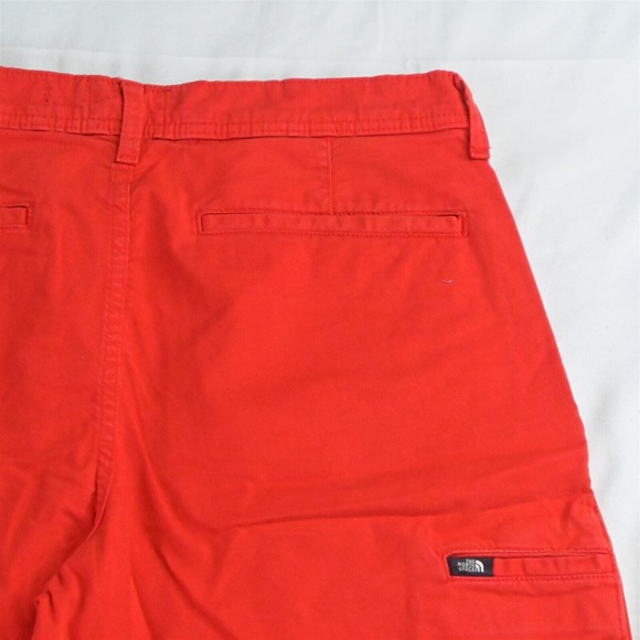North Face 32 x 10" Red Stretch‎ Chino Shorts - Picture 4 of 5